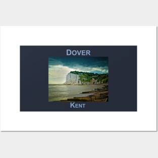 White Cliffs of Dover, Kent, England. British seascape Posters and Art